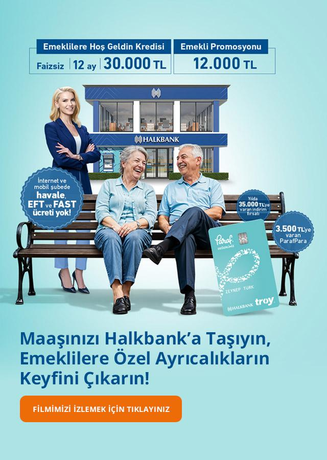Tokatlı Emeklilere Halkbank’tan Yeni Avantajlar: 30 Bin TL Faizsiz Kredi ve 12 Bin TL’ye Varan Promosyon