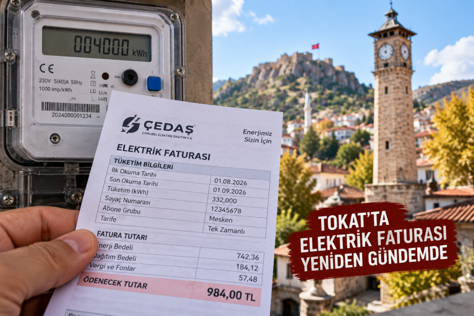Tokatlılar Elektrik Faturasını Kontrol Edin: 4.000 kWh Sınırını Aşan Destekli Tarifeden Çıkıyor
