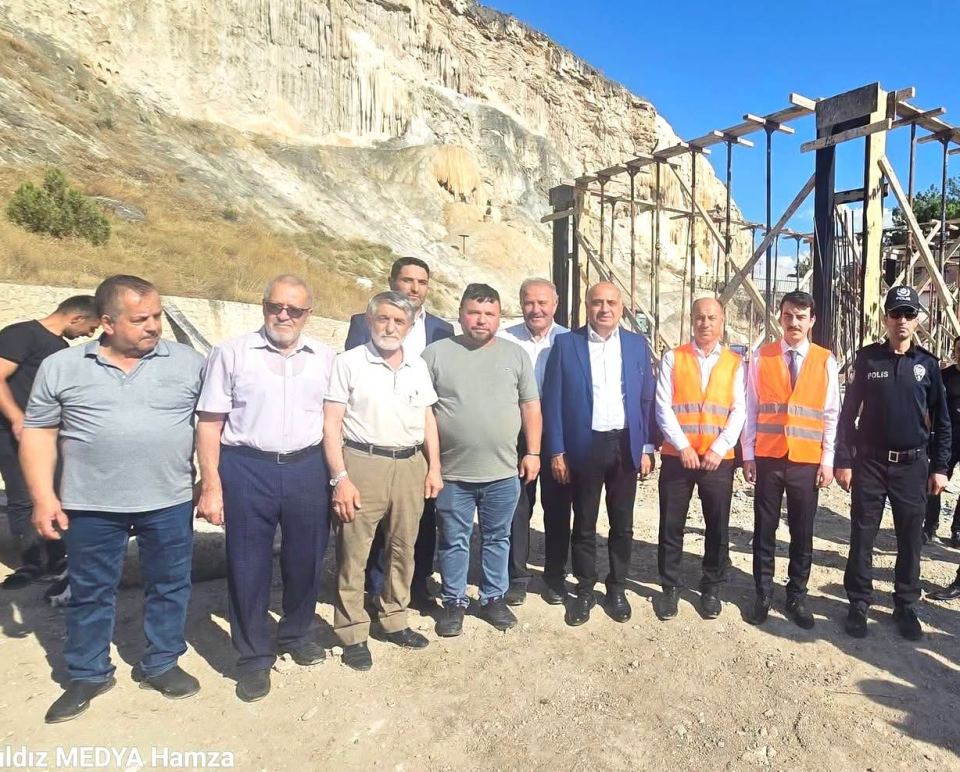 Reşadiye’de turizmi değiştirecek proje başladı: Termal travertenlerin temeli atıldı