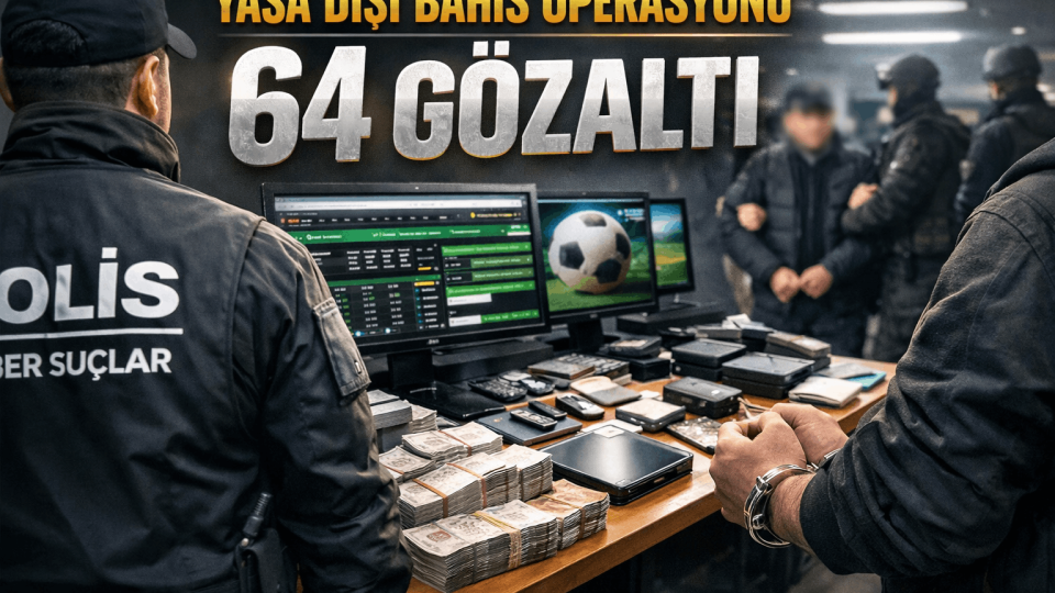 2,4 Milyar TL’lik Dev Vurgun! Tokat Merkezli Operasyonda 64 Gözaltı