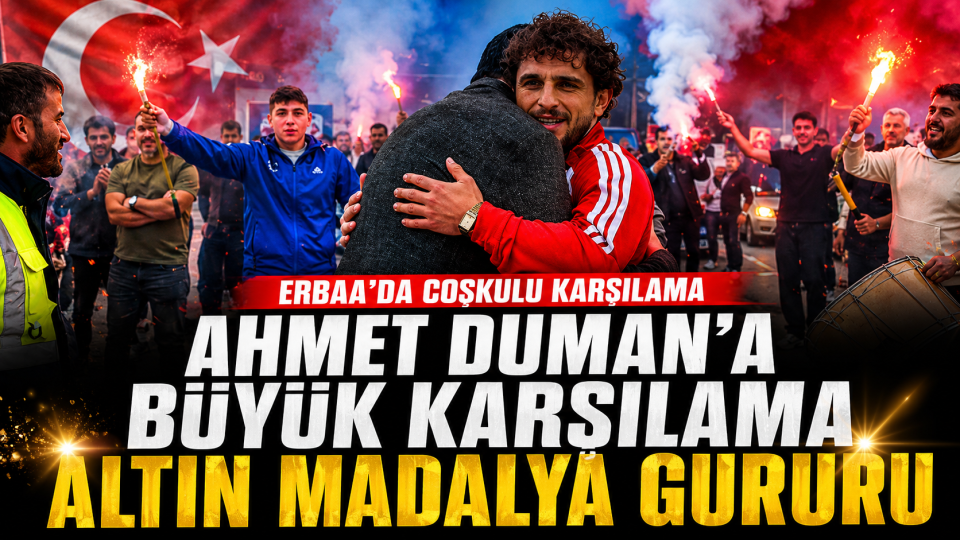Akdeniz Oyunları şampiyonu Ahmet Duman’a Erbaa’da coşkulu karşılama