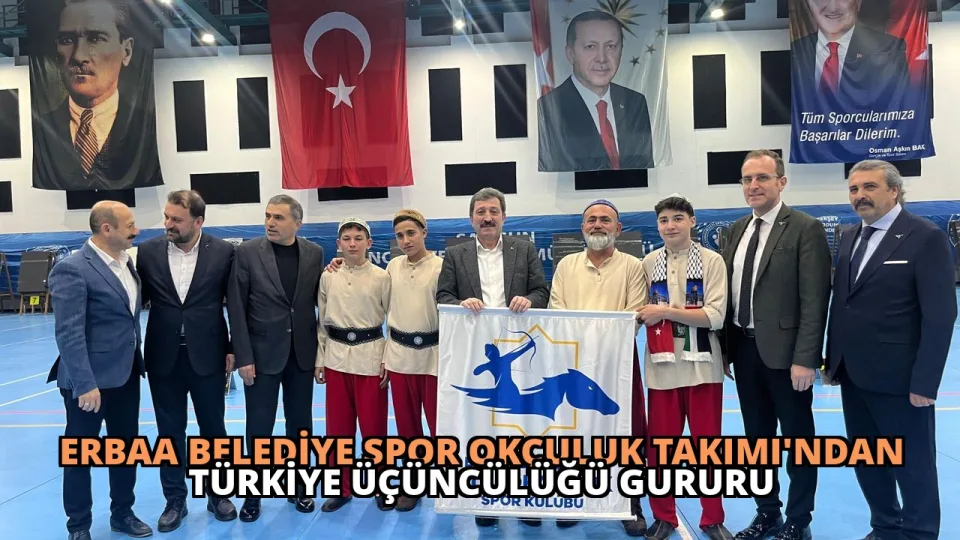 Erbaa Belediye Spor Okçuluk Takımı’ndan Türkiye Üçüncülüğü Gururu