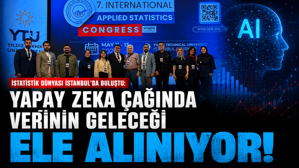 İstanbul’da başlayan uluslararası istatistik kongresinde yapay zeka ve veri geleceği konuşuluyor