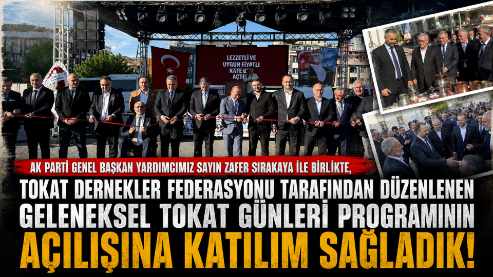 Tokat Günleri programında hemşehriler kültürel buluşmada bir araya geldi