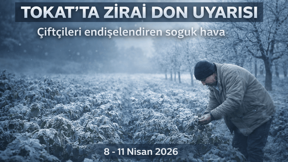 Tokat İl Özel İdaresi Uyardı: Don Riski Hangi İlçeleri Etkileyecek?
