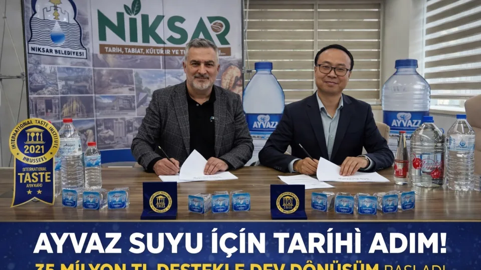 Tokat’ın gururu Ayvaz Suyu için tarihi adım: 35 milyon TL destekle dev dönüşüm başladı
