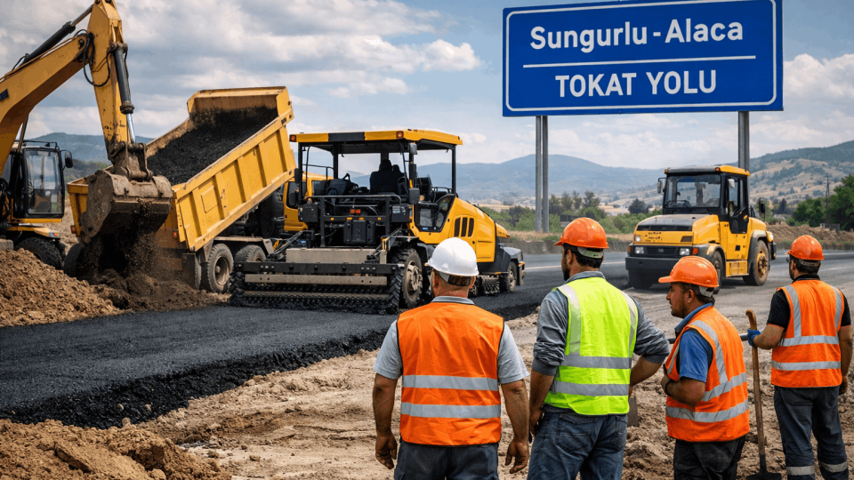 Tokat’ın yıllardır beklediği projede kritik dönemeç: Sungurlu–Alaca–Tokat yolu için geri sayım başladı