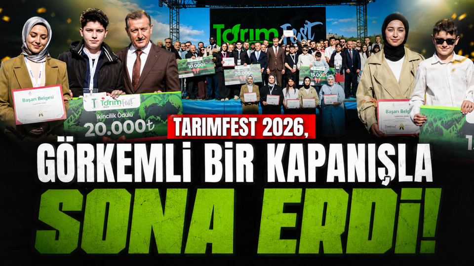 Tokat’ta İlk Kez Düzenlenen TARIMFEST 2026 Coşkulu Finalle Tamamlandı