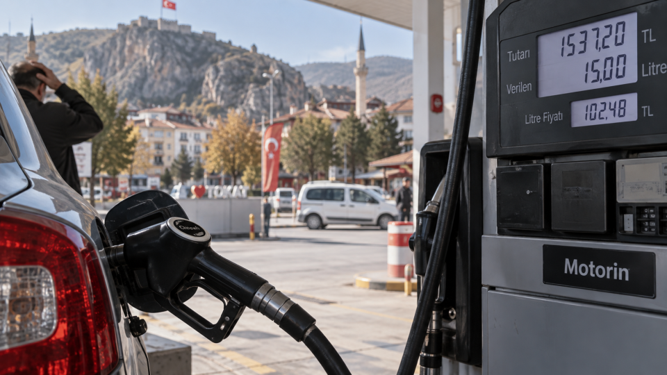 Tokat’ta Motorin 100 TL’yi Aştı: 50 Litrelik Depo Artık 5 Bin TL’den Fazla