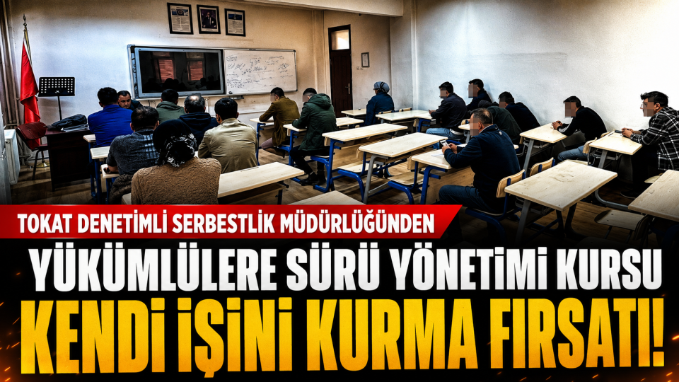Tokat’ta yükümlülere sürü yönetimi kursu, kendi işini kurma fırsatı