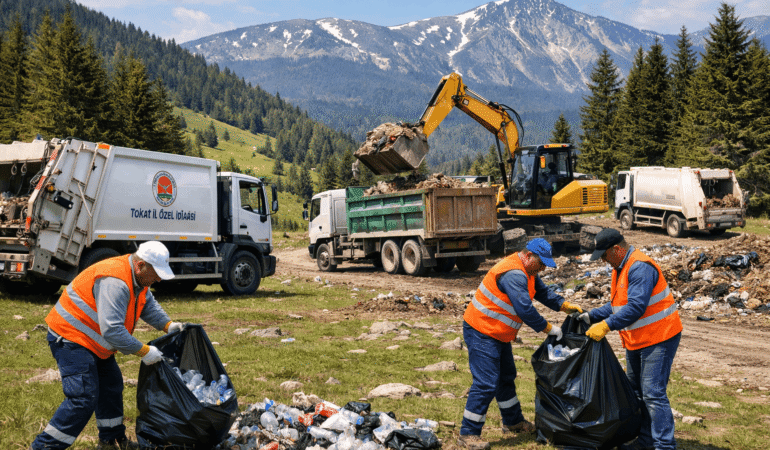 tokat-il-ozel-idaresinden-topcam-yaylasina-kapsamli-temizlik-calismasi
