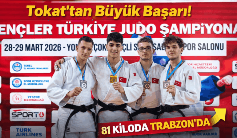 Tokatlı judocu Settar Karaca, Gençler Türkiye Judo Şampiyonası’nda Türkiye ikincisi oldu